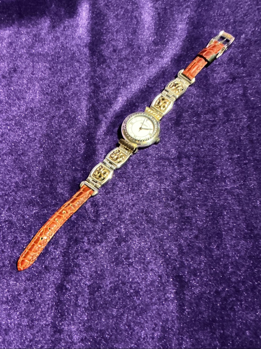Brighton Camden Watch Two Tone Gold to Silver Reversible Strap